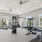 a gym with exercise equipment