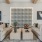 a living room with a couch and a coffee table